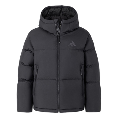 阿迪达斯女装新款舒适防风保暖运动休闲上衣连帽羽绒服外套JV6192