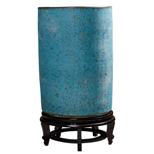 景德镇陶瓷轻奢花瓶箭筒书画缸卷轴缸大号客厅字画收纳雨伞桶摆件