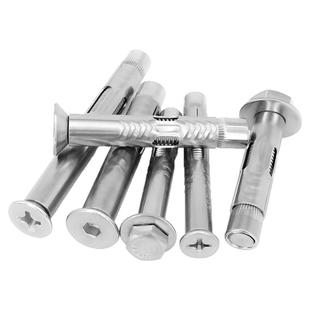 膨胀加长外六角不锈钢304平头沉头膨胀螺栓爆炸拉螺丝膨胀内爆管