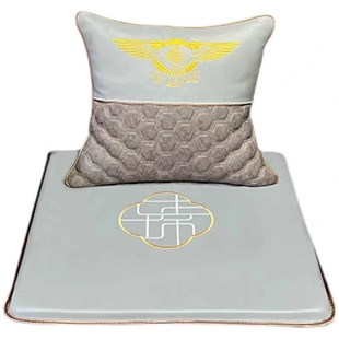 新中式红木沙发高端皮坐垫底部凉席四季通用耐脏防滑可定制双面