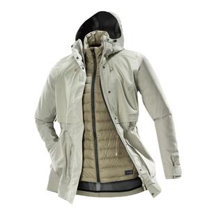 迪卡侬三合一男户外山系羽绒服登山秋冬保暖防水夹克女ODW