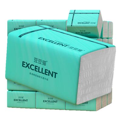460张大包纸巾家用抽纸加厚面巾纸大尺寸纸抽原生木浆实惠卫生纸
