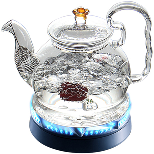 76茶业电陶炉专用煮茶壶直火加热水果花茶壶耐高温家用玻璃泡茶器