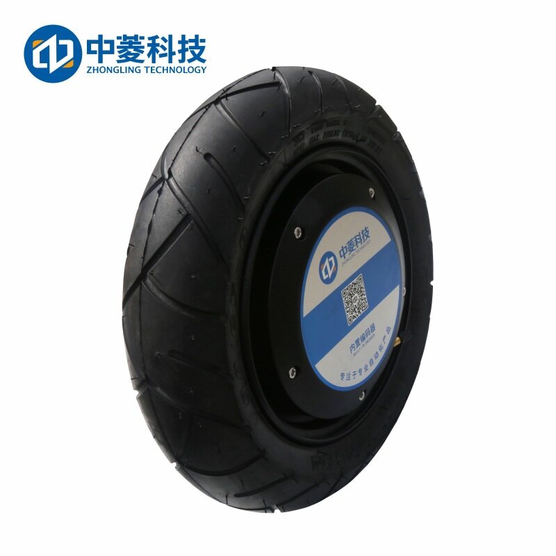 中菱科技13寸大尺寸轮毂电机充气胎4096线编码器高精度越野机器人
