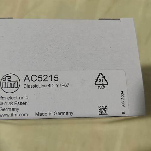 询IFM易福门asi总线模块AC5215   4DI模块