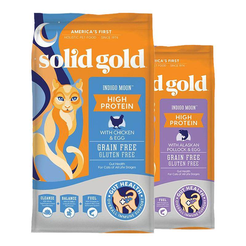 Solid Gold素力高进口猫粮12磅金素金丽高金装素丽高成猫幼猫主粮