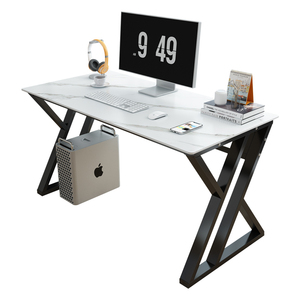 岩板书桌电脑桌台式家用办公桌简约单人学生写字桌工作台定制桌子