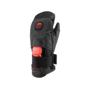 迪卡侬儿童单板滑雪手套带护腕款柔软保暖防水耐磨弹性腕带KIDO