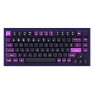 Keychron Q1Pro限定紫蓝牙双模无线机械键盘87TTC钢铁凯华知冬轴
