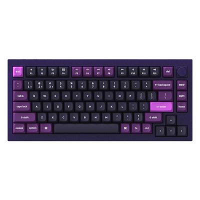 墨金PC暗紫FR4双兼容87机械键盘