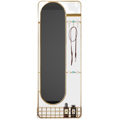 壁挂全身镜衣帽架不占空间