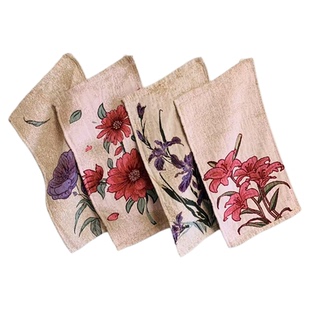 全棉纱布毛巾卡通吸水纯棉毛巾不掉毛家用幼儿园小手巾儿童洗脸巾