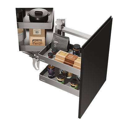 悍高希勒系列抽屉式阻尼转角拉篮