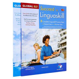 剑桥领思英语测试 Succeed in Linguaskill CEFR A1 C1+  备考自学套装8套测试含在线学习账号及答案范文