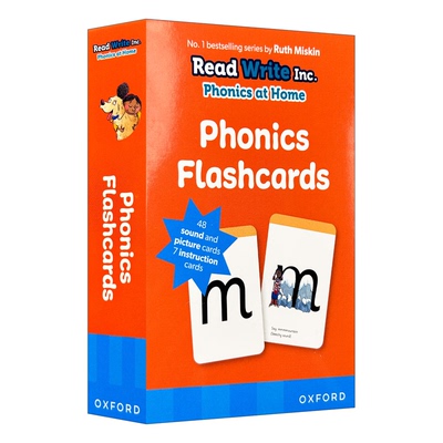 英文原版 Read Write Inc. Home Learning Phonics Flashcards 牛津自然拼读闪卡 英文版 进口英语原版书籍