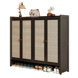 法式鞋柜家用门口防尘鞋架入户门室内好看多层鞋子收纳柜一体靠墙