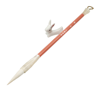 羊毫毛笔草书隶书中楷行书初学者入门中号毛笔书法国画绘画不开叉