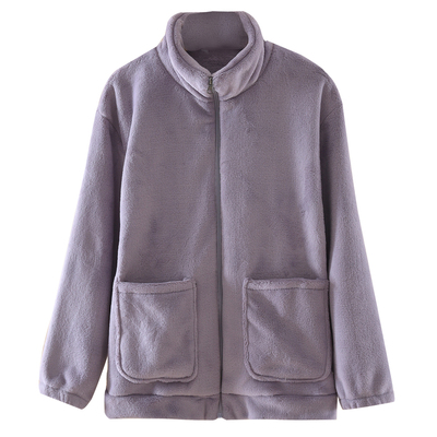 法兰绒睡衣珊瑚绒家居服加厚加绒