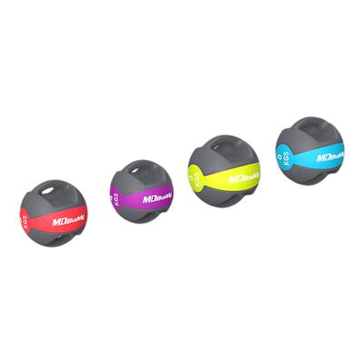 MDBuddy双耳药球橡胶球健身训练平衡弹力球重力球双把手柄健身球