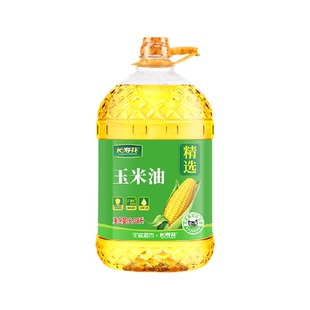 长寿花玉米油6.08L非转基因压榨一级玉米胚芽植物油纯食用油家用