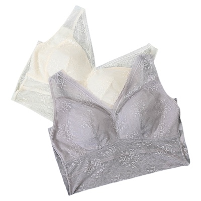 芝己性感无蚕丝纤维大胸显小内衣