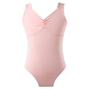 儿童舞蹈服吊带练功服女童型体服艺考体操服女生芭蕾舞夏季分体