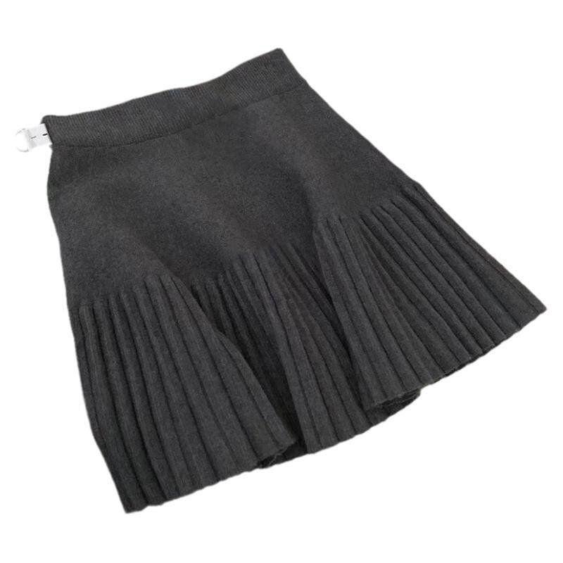 AUMS孕妇百褶针织半身裙百搭显瘦
