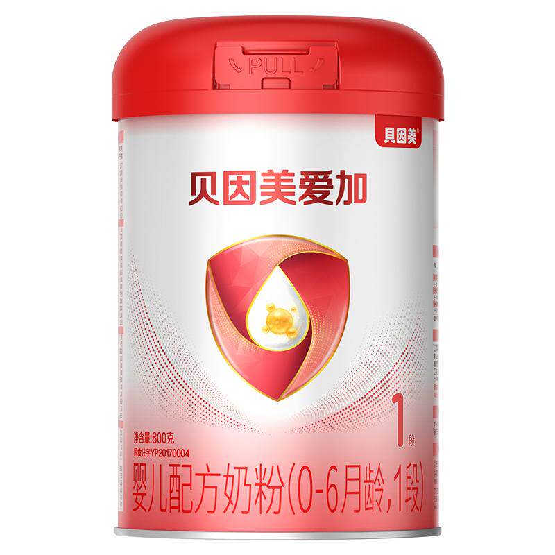 买3赠1丨贝因美爱加1段800g