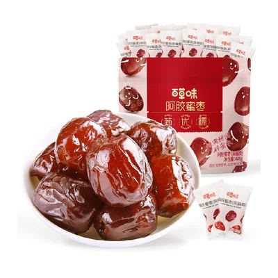 百草味无核金丝阿胶蜜枣