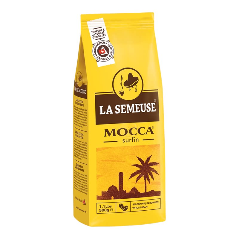LA SEMEUSE 瑞士Mocca咖啡豆500g摩卡咖啡豆浓郁丰富经典醇香提神