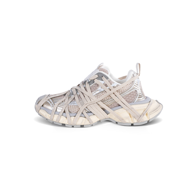 诗歌兰2025春夏新款厚底增高复古做旧老爹鞋时尚外穿小众绑带鞋