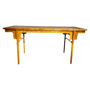 金丝楠木画案小叶桢楠乌木条案博古架实木新中式书桌陈列架可定制