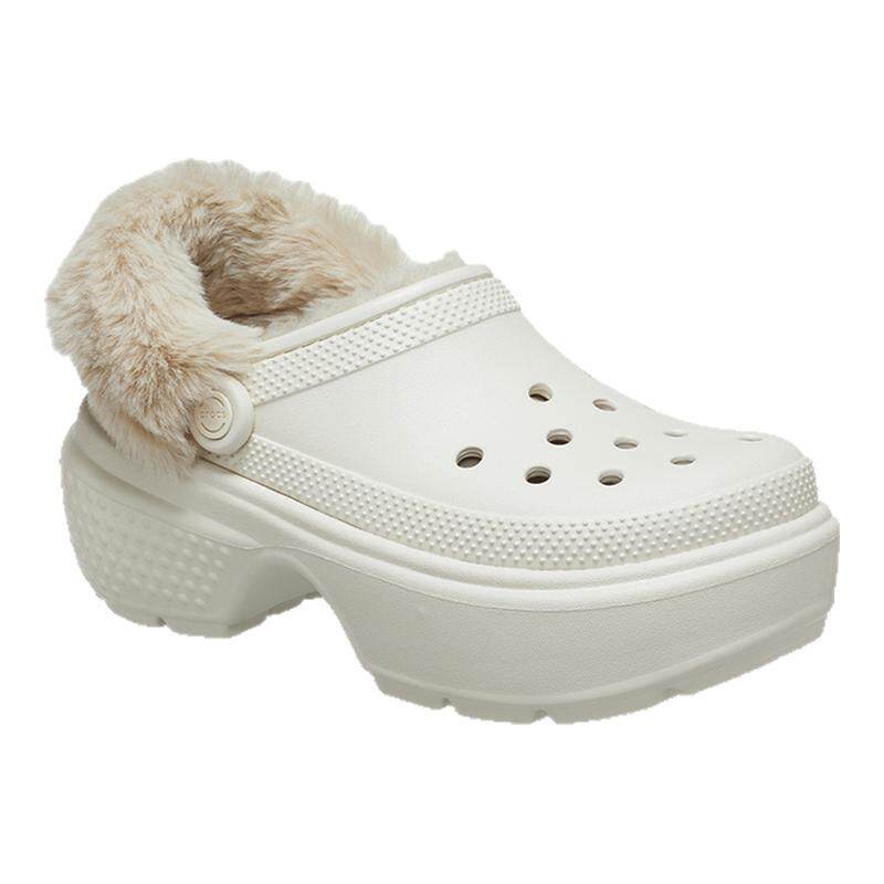 Crocs雪屋暖棉洞洞鞋女鞋