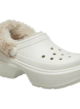 Crocs雪屋暖棉洞洞鞋女鞋