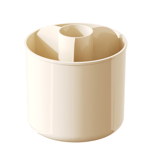 旋转药膏收纳盒分格管状药品乳膏整理神器桌面条状软膏药物置物架