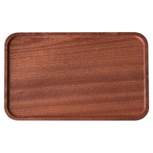 日式木质托盘长方形西餐盘托盘家用木头圆盘子木制茶水杯盘点心盘