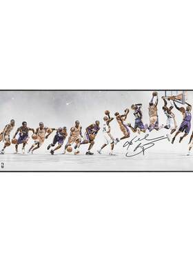 nba科比客厅沙发背景墙装饰画