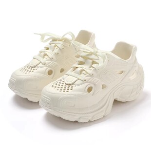 医用手术室拖鞋女款厚底洞洞鞋女夏季外穿2026新款沙滩鞋防滑凉鞋