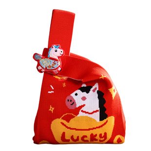 新年礼品袋礼物2026马年春节过年礼盒糖盒空盒公司送员工包装定制