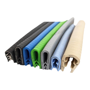 骨架u型橡胶条包边嵌密封条机械钣金铁皮钢板不锈钢防划伤防撞条