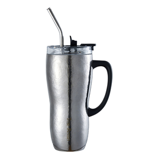 TUNEPATTERN纯钛保温杯车载水杯高颜值钛杯女咖啡吸管杯牛奶杯子