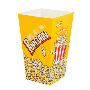 爆米花纸盒爆米花桶一次性爆米花专用纸杯外卖打包盒包装盒子定制