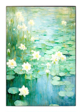 花卉数字油画diy填充油彩画卡通填涂色丙烯手工风景油彩画治愈系