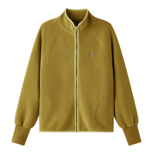 CLOUDSPACE半高领双面奥粒绒短外套厚外套秋冬宽松外套上衣