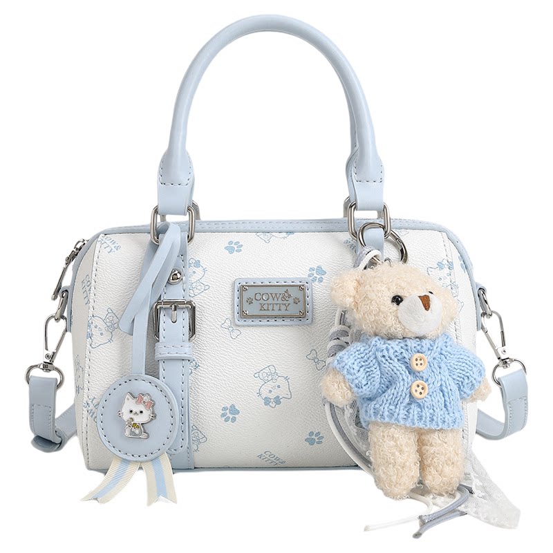 COW&KITTY轻奢波士顿斜挎女包
