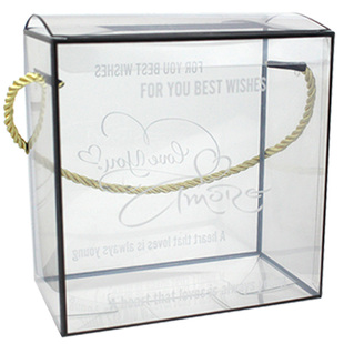 圣诞雪花酥包装盒牛轧糖透明PET塑料礼品礼盒糖果饼干手提包装袋