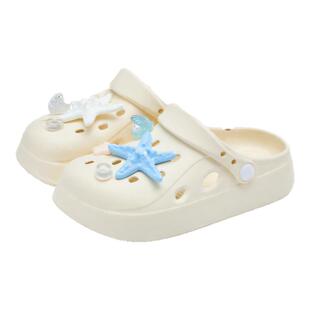 可下水儿童洞洞鞋女孩2026新款大童沙滩鞋EVA防臭小孩女童凉鞋夏