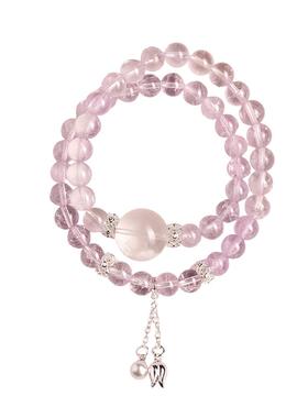 【转运生财】天然紫水晶白水晶