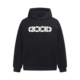 Drew美式潮牌GOOD印花连帽卫衣男女秋冬重磅休闲宽松情侣外套帽衫