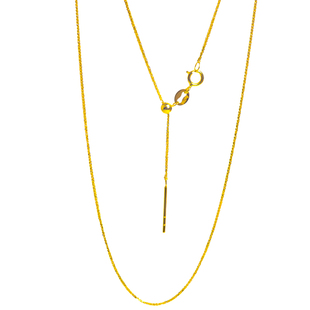 针式链18k金项链珍珠锁骨链十八k肖邦链子无吊坠o字素链珠珠au750